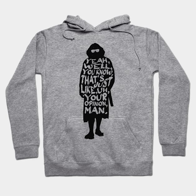 The Dude Silhouette Hoodie by Nonconformist